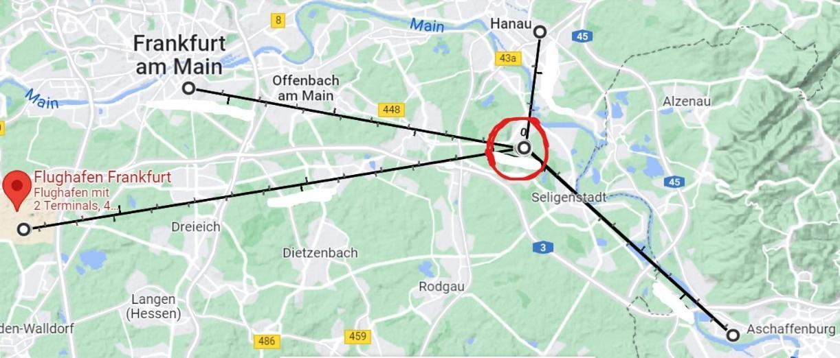 Hainburg River View Near Frankfurt -- 3 Zimmer -- 4 Betten Und 1 Groesse Schlafcouch מראה חיצוני תמונה